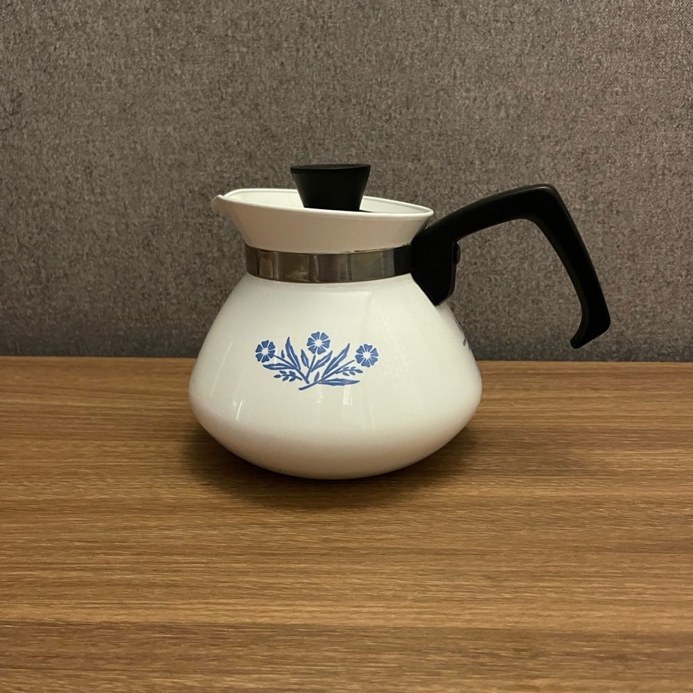 Vintage Corningware Blue Cornflower 6
Cup Teapot